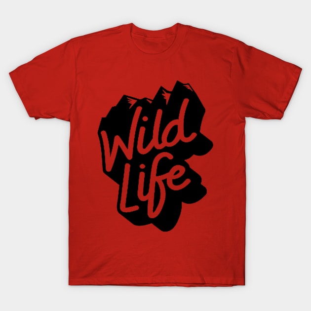 Live the Wild Life - Mountains are Calling T-Shirt by ballhard